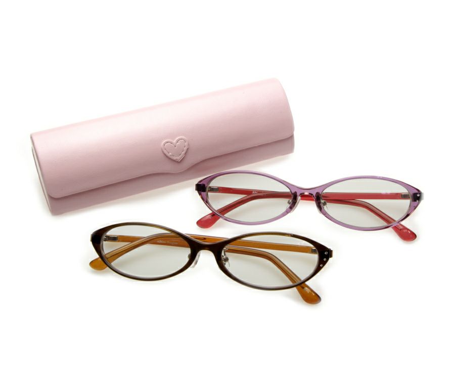 薄い色のサングラス ルーペ機能付き キュートプラス メガネのまつい