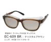 EC609HYDE　ライトスモーク-BR：ブラウン