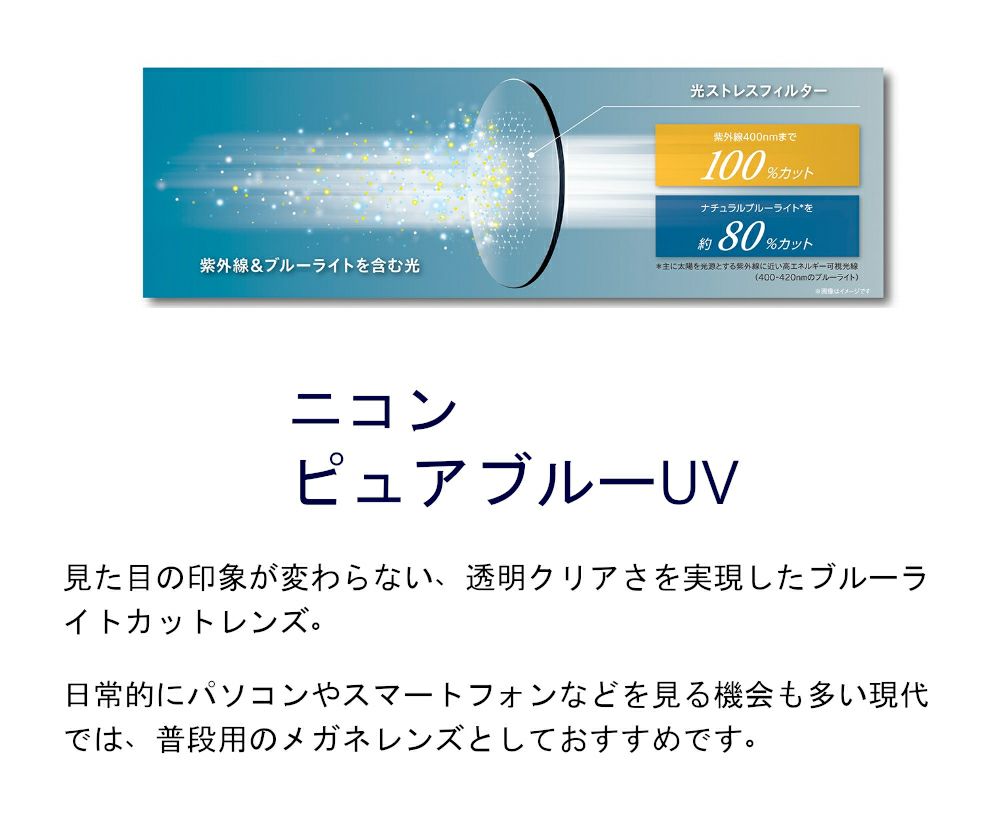 ニコン　ピュアブルーUV